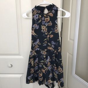Urban Outfitters Kimchi Blue Floral Romper